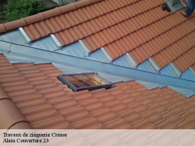 Travaux de zinguerie 23 Creuse  Alain Couverture 23