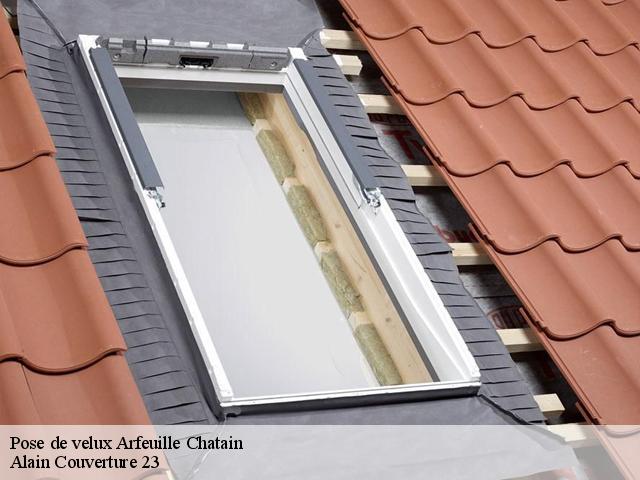 Pose de velux  arfeuille-chatain-23700 Alain Couverture 23