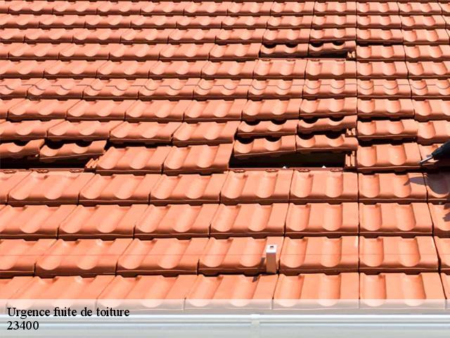 Urgence fuite de toiture 23400