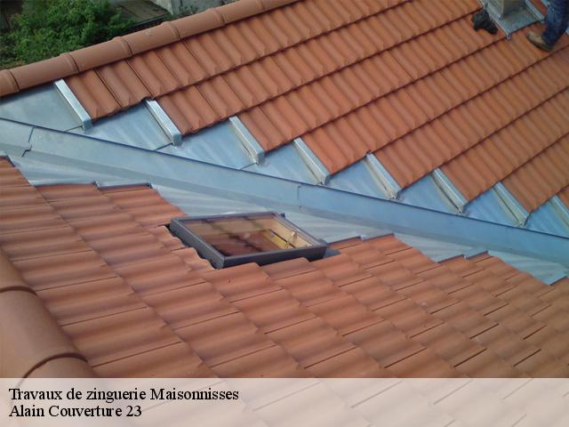 Travaux de zinguerie  maisonnisses-23150 Alain Couverture 23