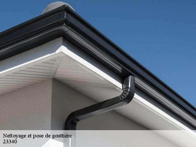 Nettoyage et pose de gouttière 23340