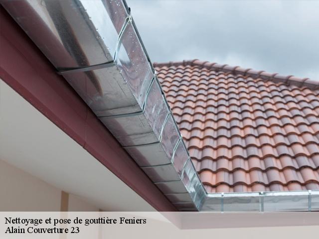 Nettoyage et pose de gouttière feniers-23100 Alain Couverture 23